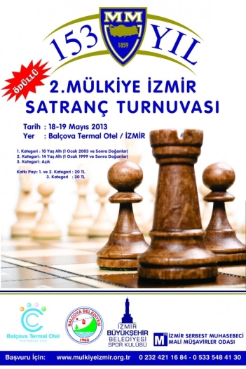 2. MÜLKİYE İZMİR SATRANÇ TURNUVASI ŞENLİK HAVASINDA GEÇTİ...
