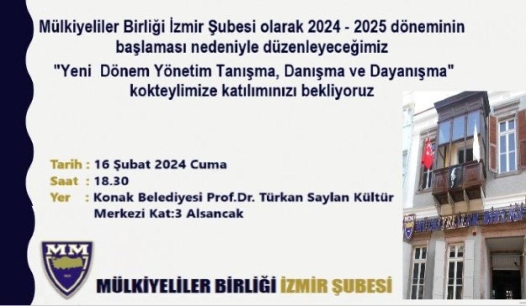 Yeni Yönetim Tanışma, Danışma ve Dayanışma Kokteyli