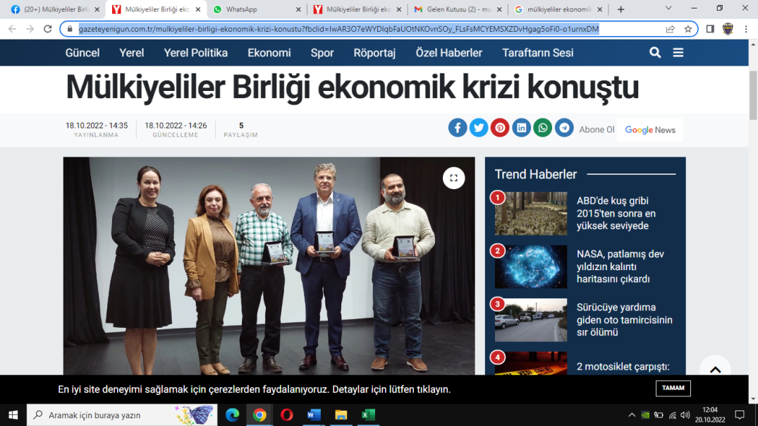 MÜLKİYELİLER EKONOMİK KRİZİ KONUŞUYOR