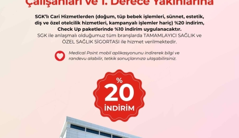 Medıcalpoınt Hastanesi ile İndirim Protokolü