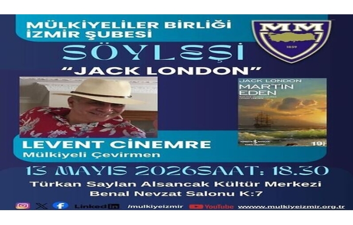 JACK LONDON’ın 150. Doğum Yılında İzmir’de Edebiyat Buluşması!