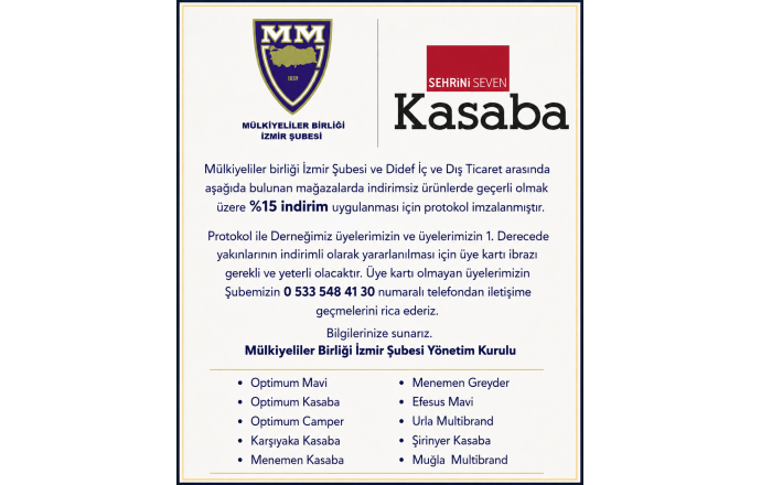 KASABA ile Protokol İmzalandı